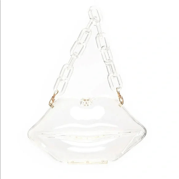 Lippy acrylic handbag