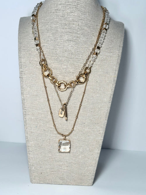 Sole layered necklace